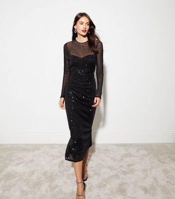 Eli Bitton Sequin Embroidered V Neck Gown | Black, Sequin, Net, V Neck,  Long Sleeves | Gowns, Net gowns, Gowns with sleeves